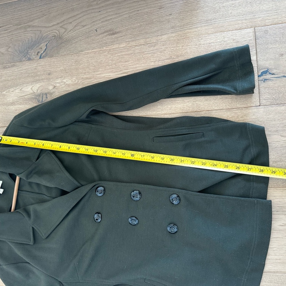 41 Hawthorn Double-Breasted Dark Olive Coat - Picture 5 of 6